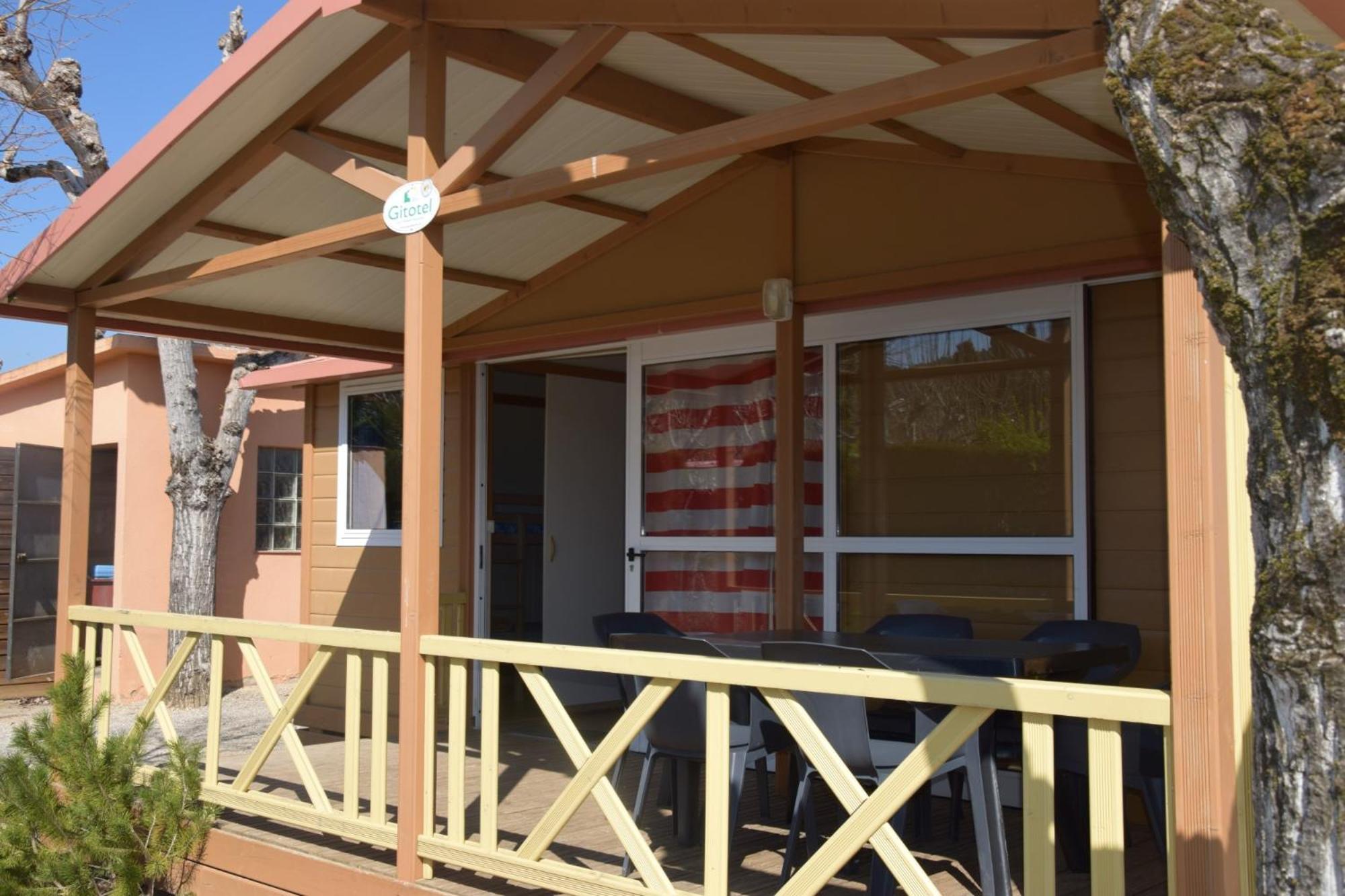 Camping Bungalow El Llac De Banyoles Porqueres Rum bild